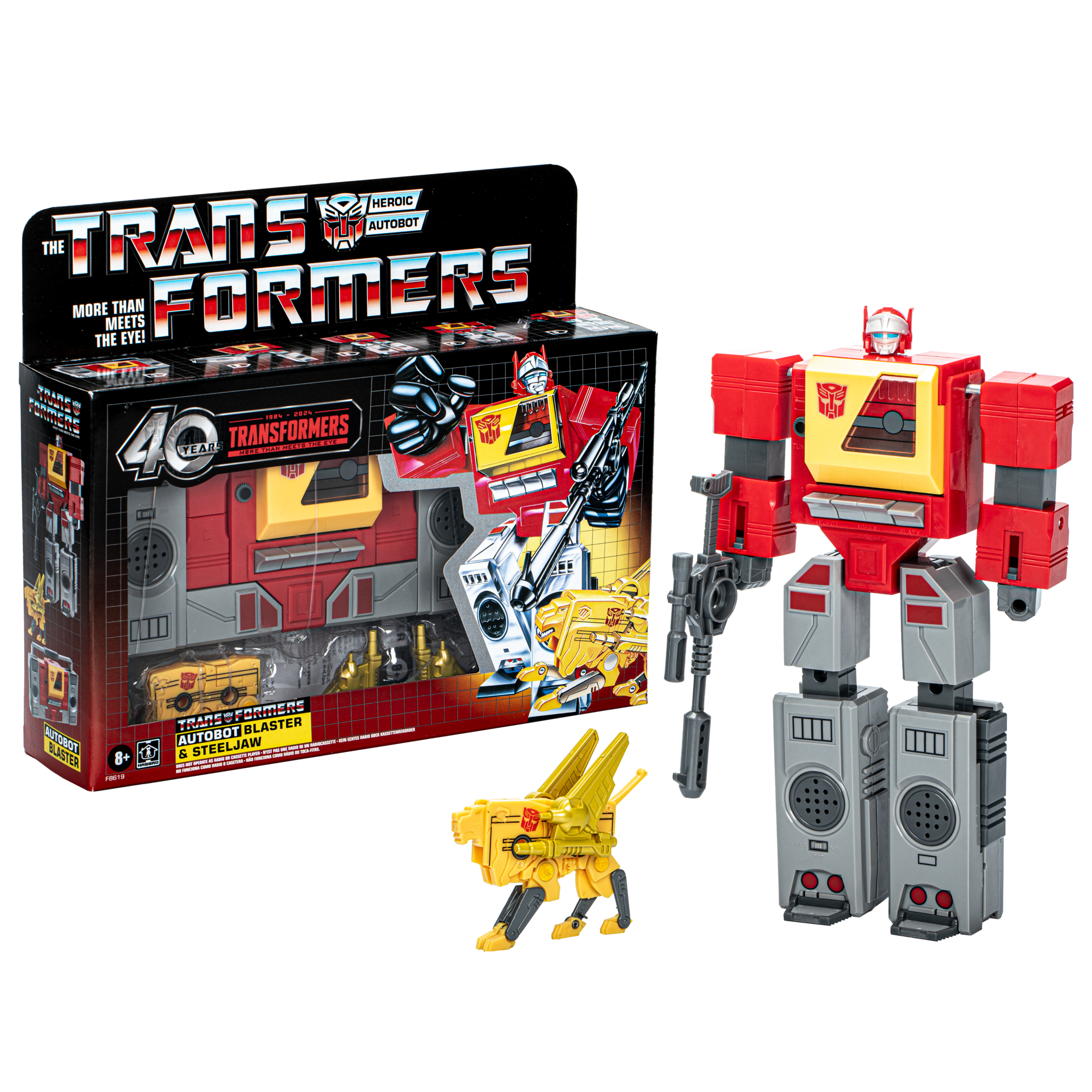 Transformers Retro 40th Anniversary Autobot Blaster & Steeljaw