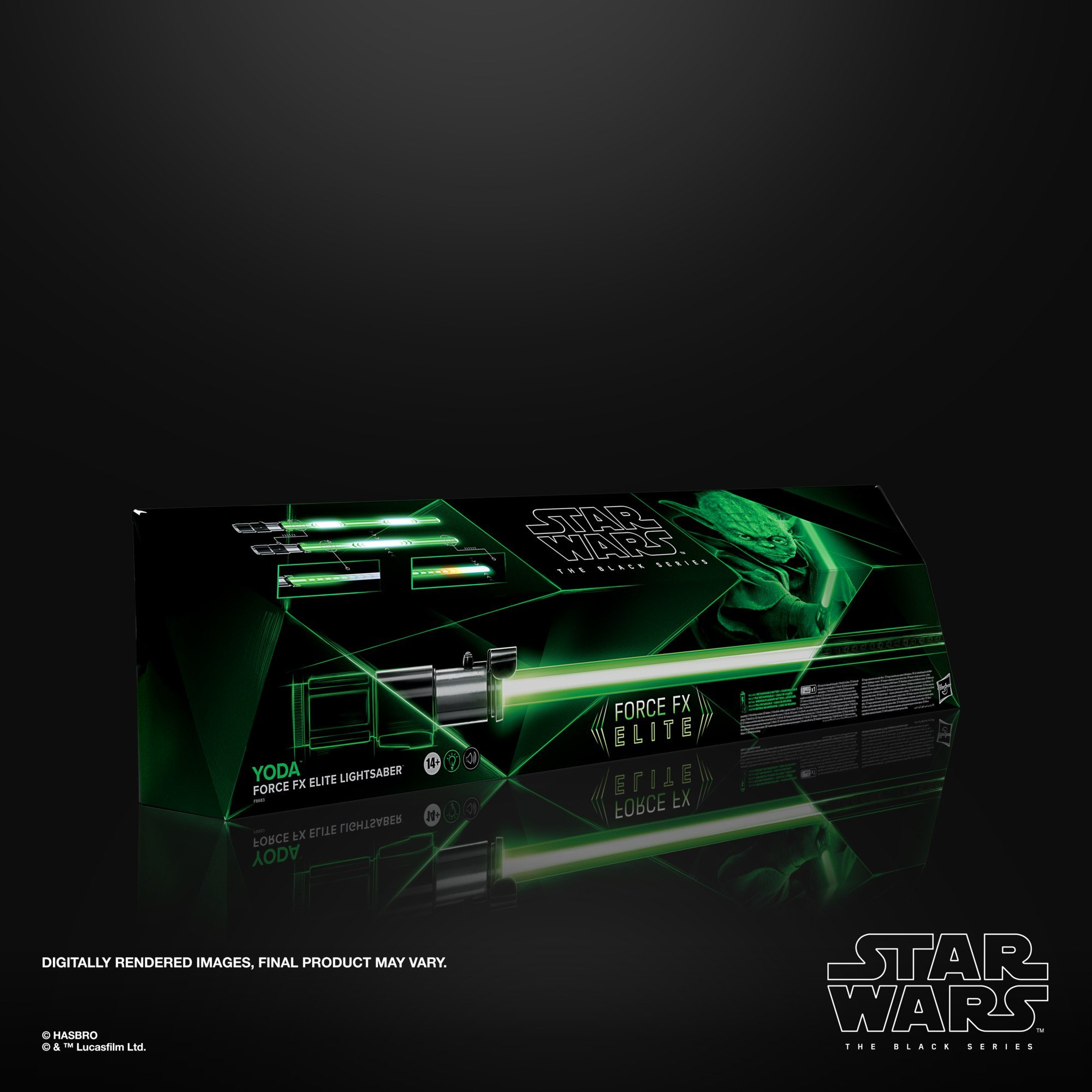STAR WARS The Black Series Yoda Force FX Elite Lightsaber