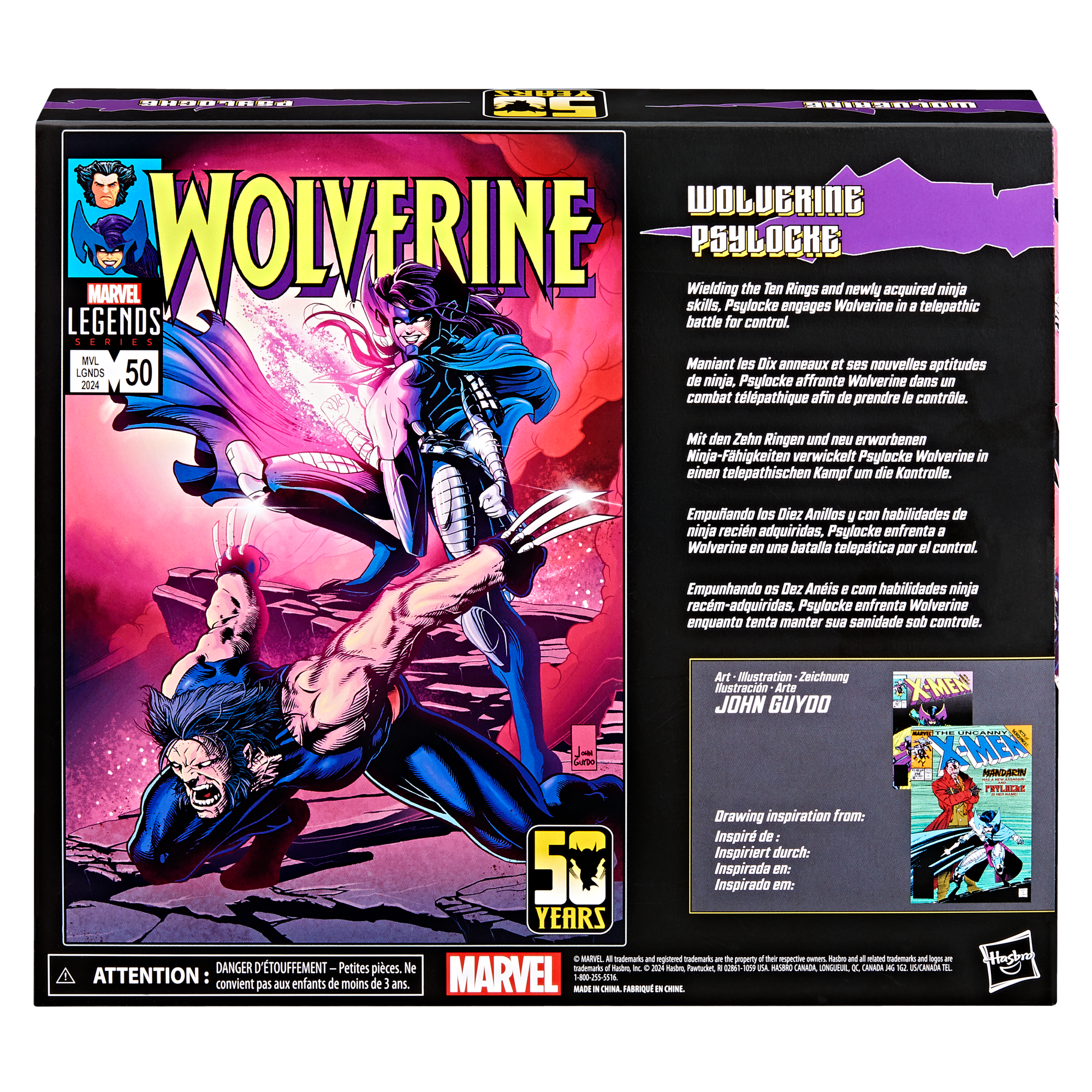Marvel Legends Series Wolverine and Psylocke