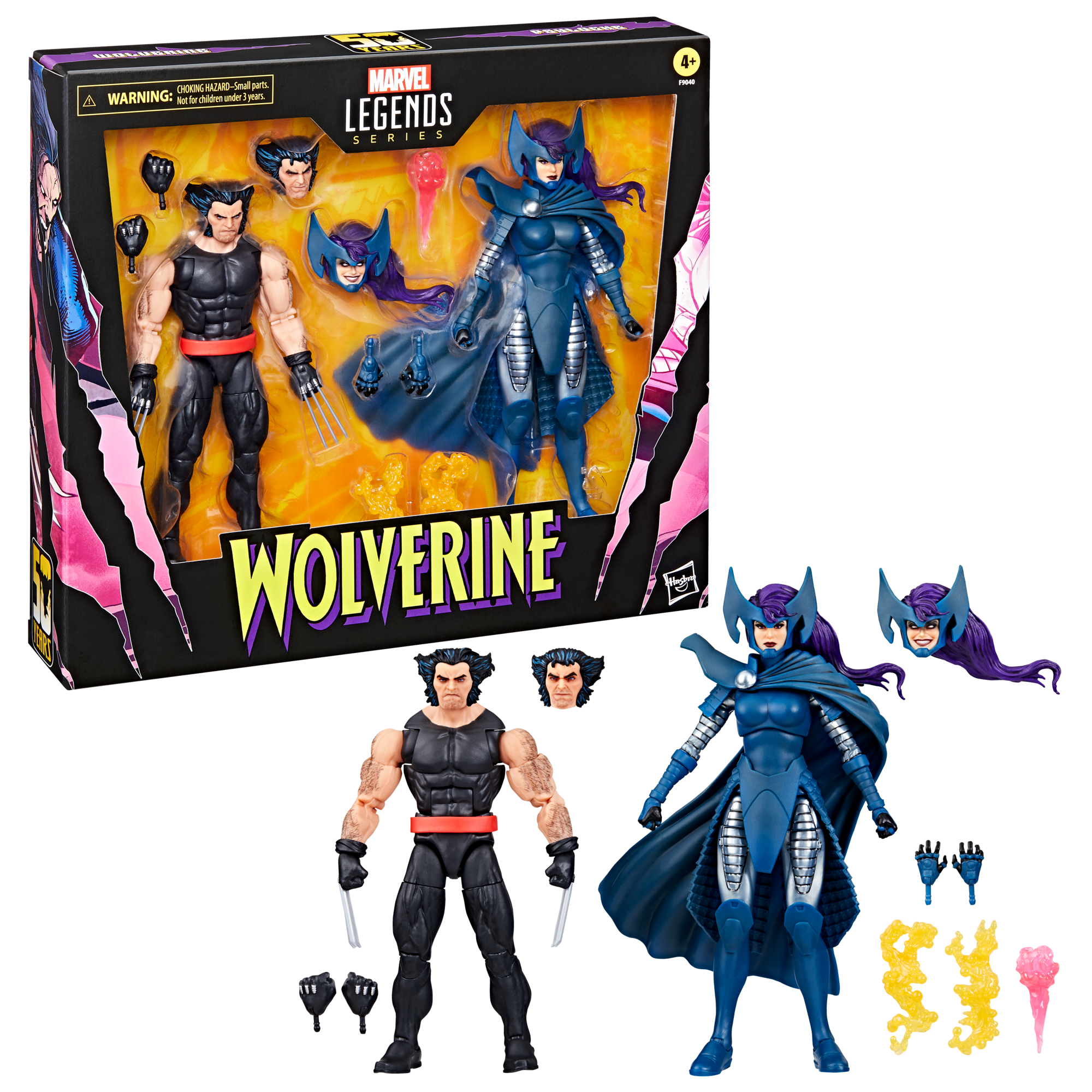 Marvel Legends Series Wolverine and Psylocke
