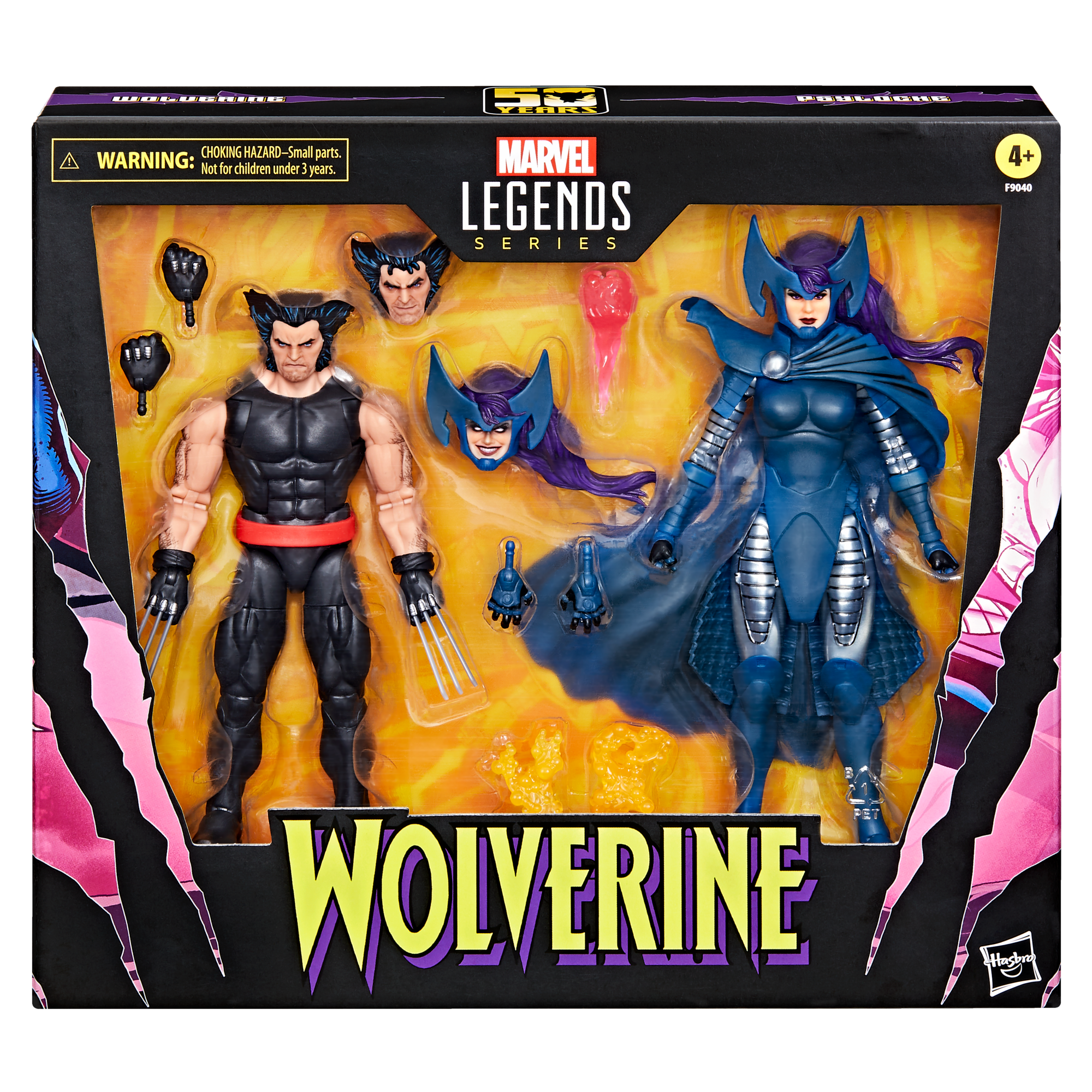 Marvel Legends Series Wolverine and Psylocke