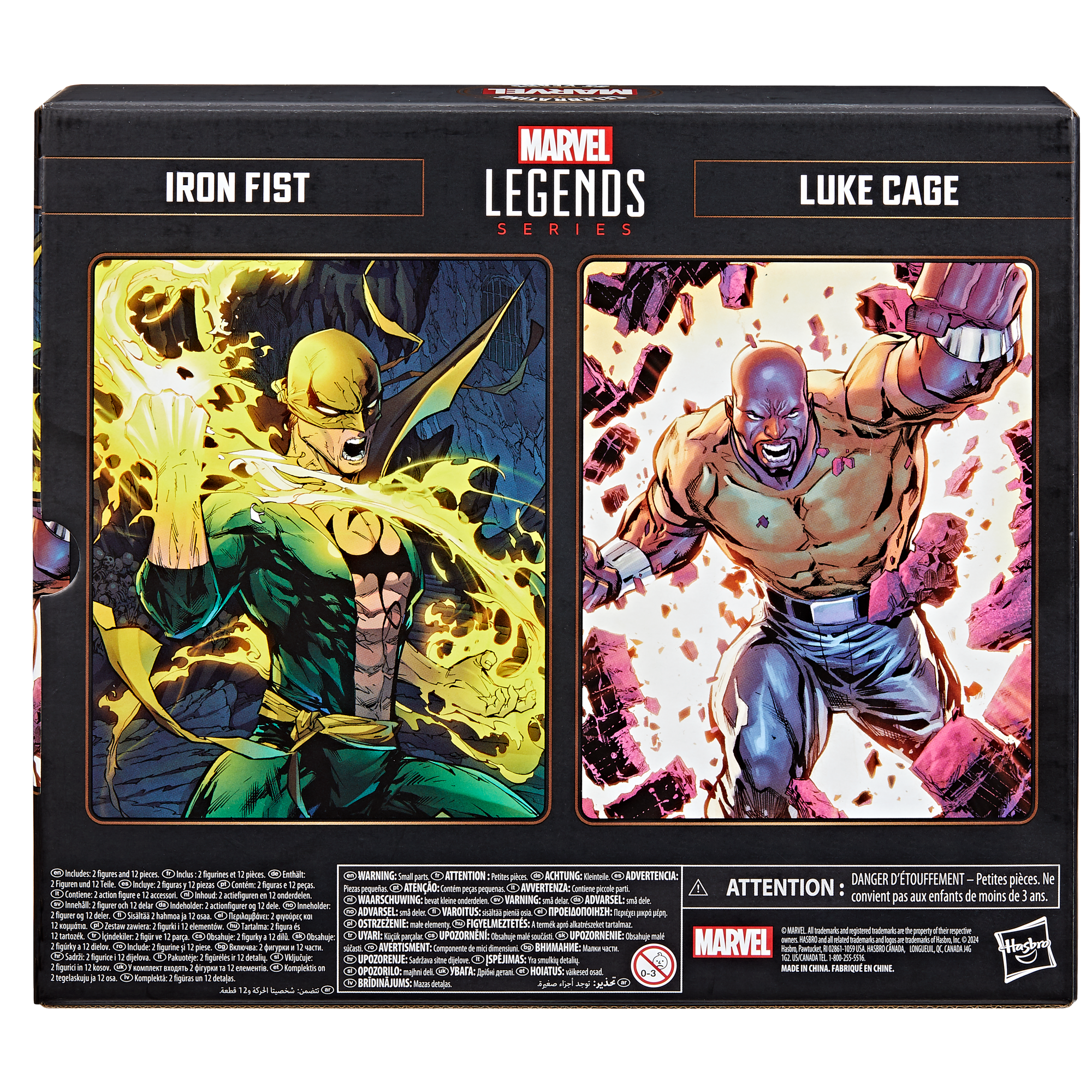 Marvel Legends Series Iron Fist and Luke Cage
