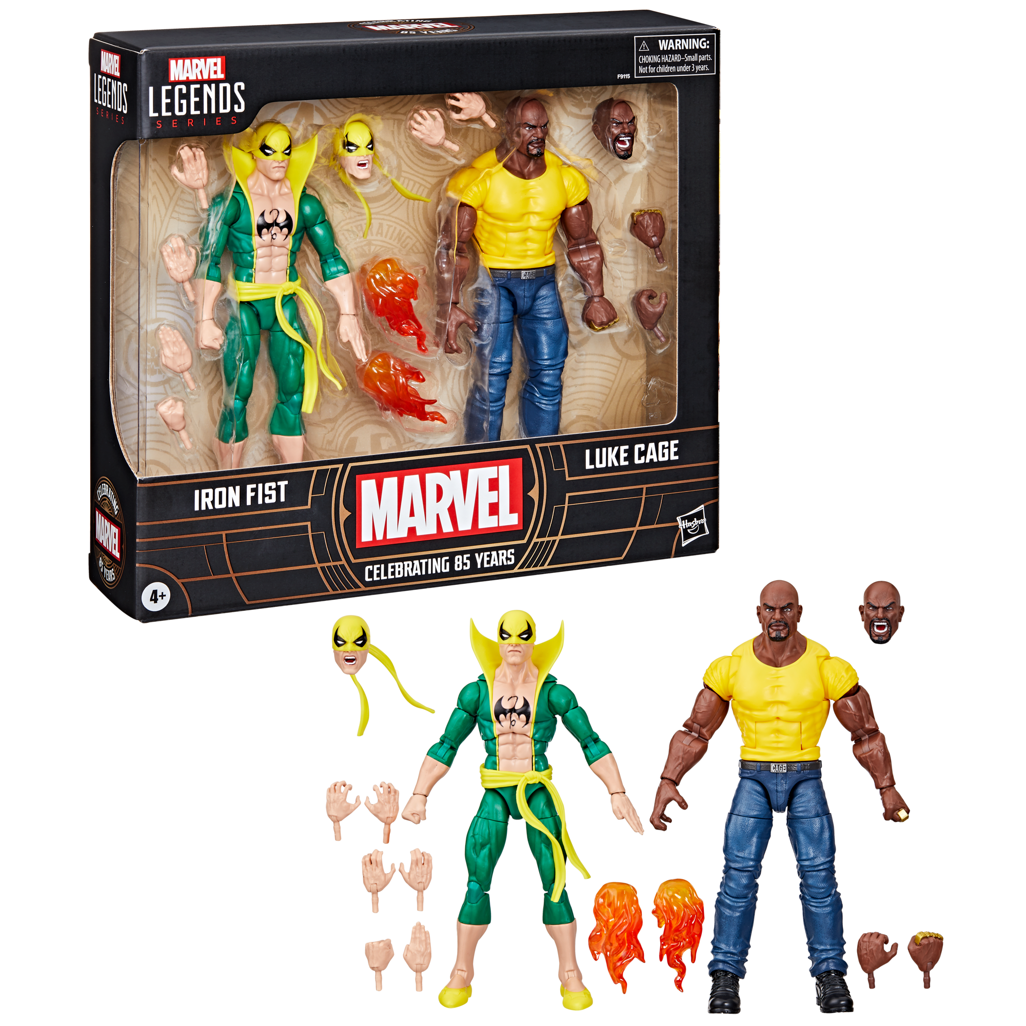 Marvel Legends Series Iron Fist and Luke Cage