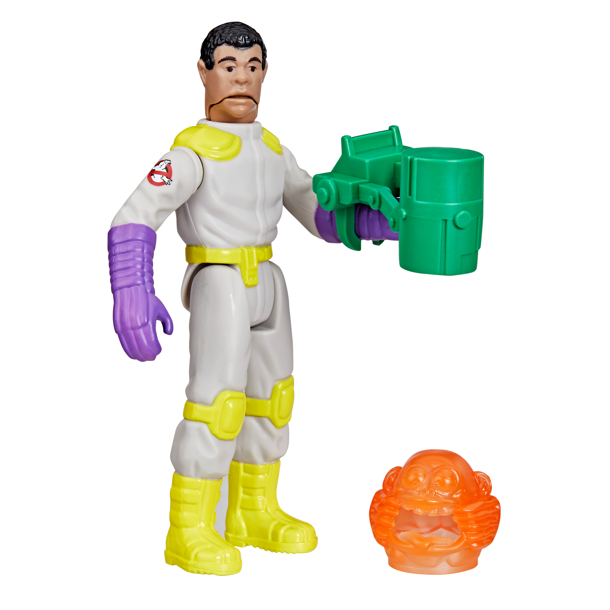 Ghostbusters Kenner Classics The Real Ghostbusters Winston Zeddemore & Scream Roller Ghost Figure