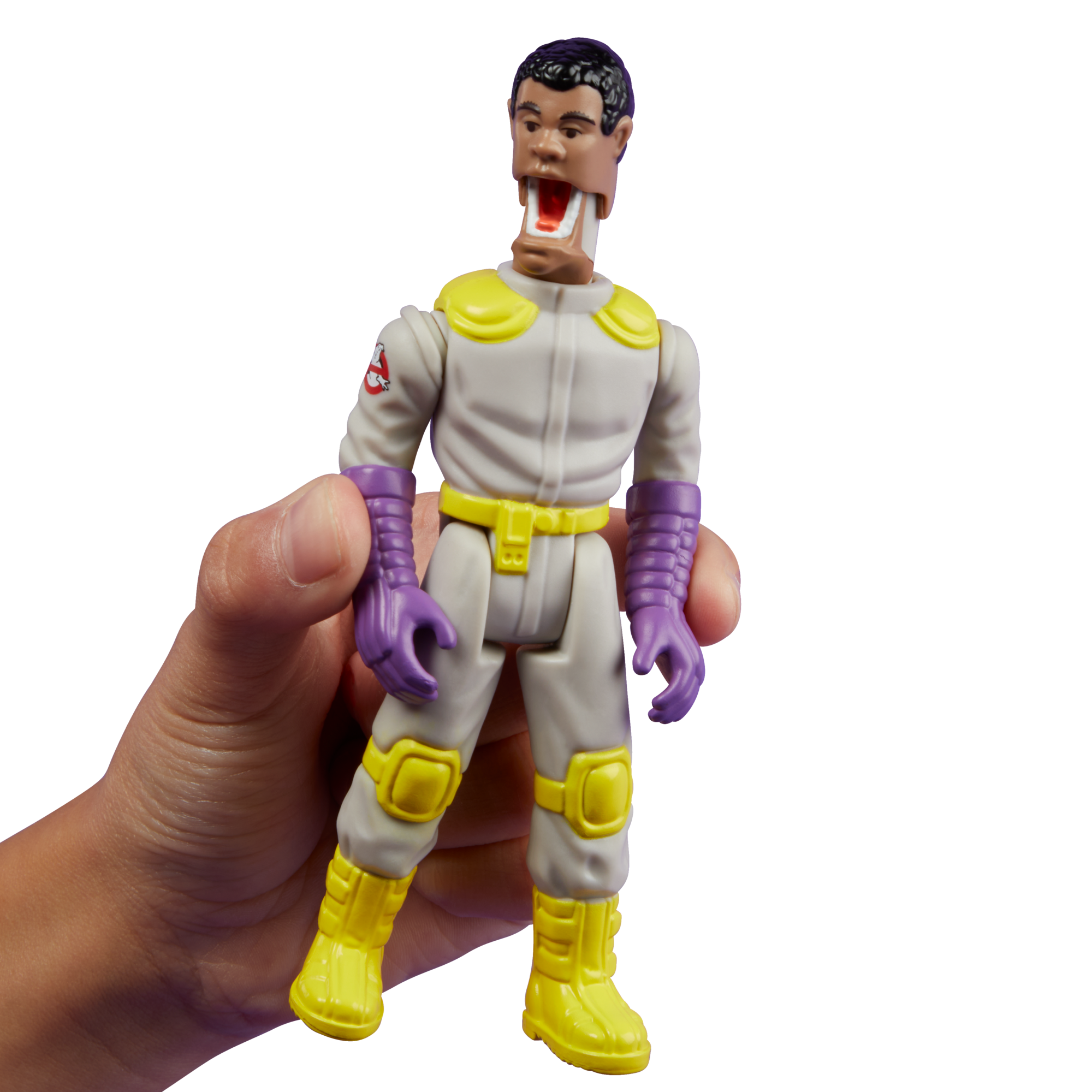 Ghostbusters Kenner Classics The Real Ghostbusters Winston Zeddemore & Scream Roller Ghost Figure